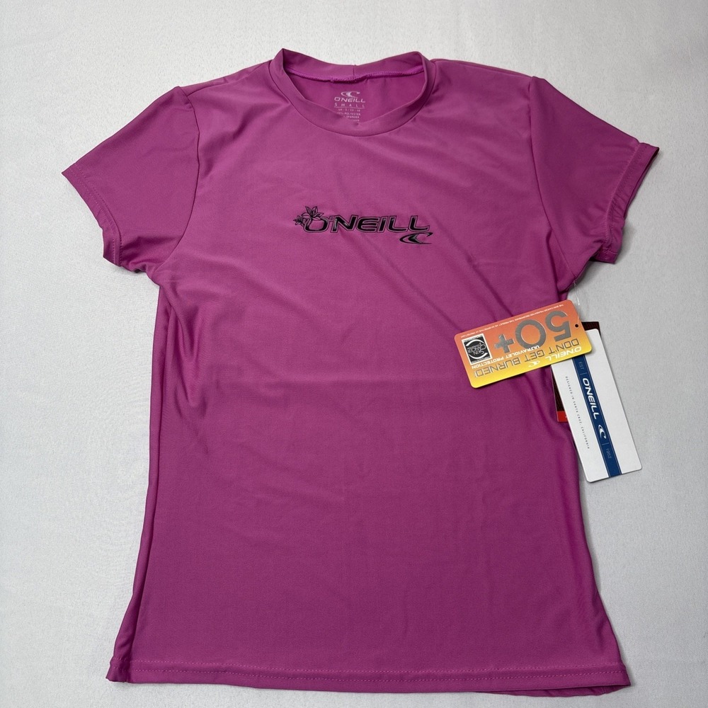 O'Neill Basic Skins SmallCrew Tee Pink New W/ Tags **